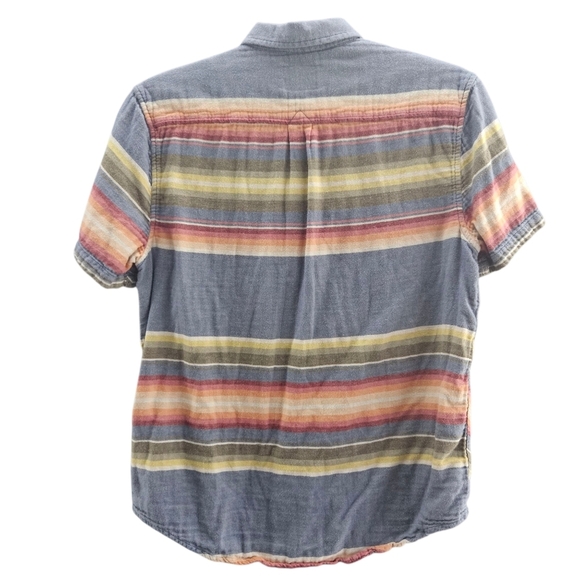 Lucky Brand Mens Aztec Print Casual Button Down Size Large Shirt - Picture 2 of 9